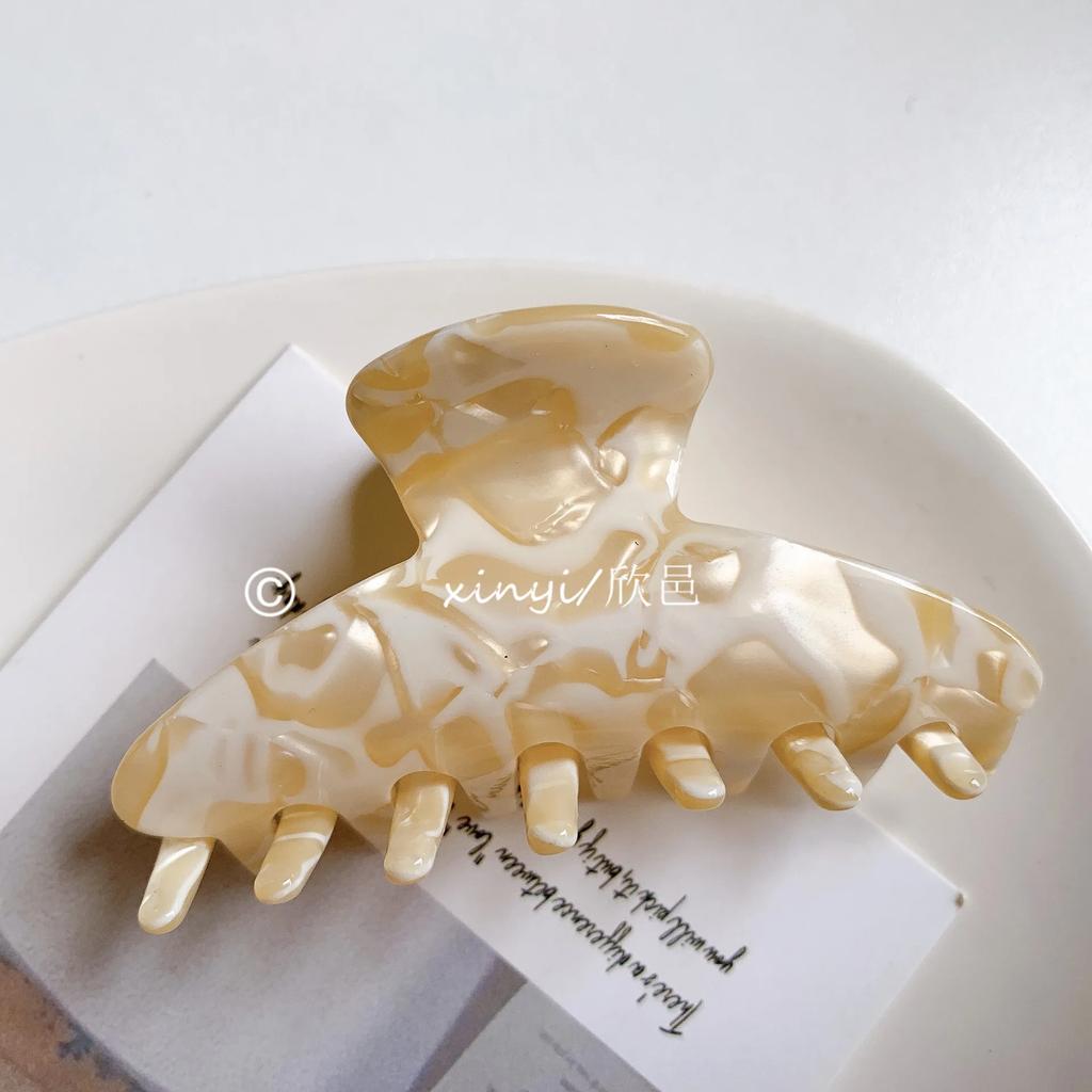 Женская легкая роскошная ацетатная заколка для волос на затылке, простая заколка для волос для девочек, аксессуары для волос