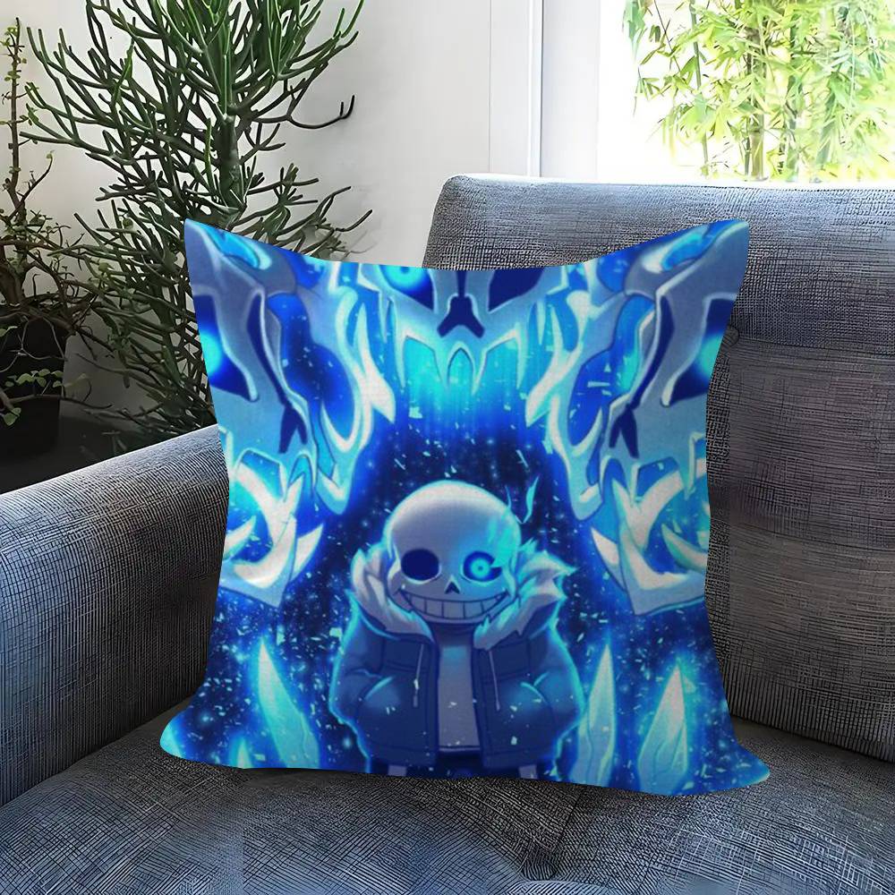 Милая Подушка Hundertale SansW Подарок Декор для Дома и Офиса Подушка для Спальни Дивана Автомобиля Наволочка