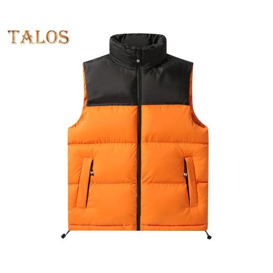 Мужской хлопковый жилет с воротником-стойкой, без рукавов, лоскутный цветной хлопковый жилет, пальто с карманами, эластичный шнурок, подол, застежка-молния, жилет, верхняя одежда