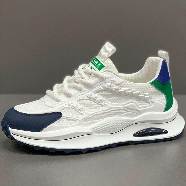 New Breathable Mesh Casual Shoes Versatile Thick-soled Trendy Running Dad Shoes Lightweight Soft-soled Sports Men's Shoes