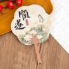 Plastic Handheld Fan Floral Mini Fans Portable Cooling Fan