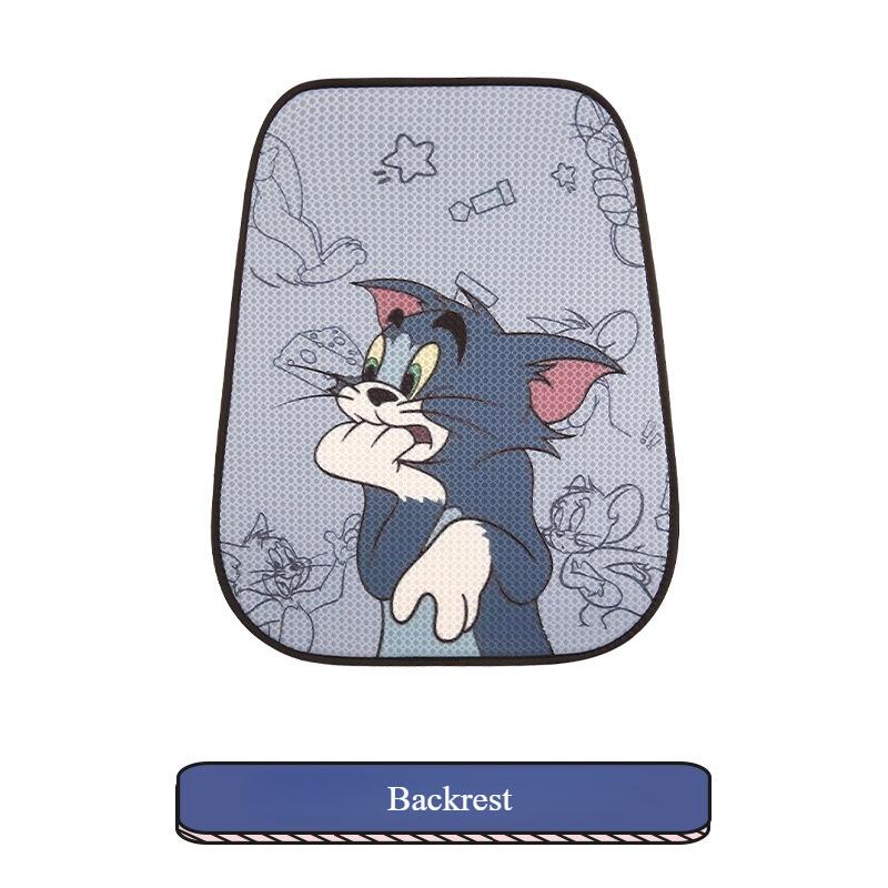 Cute Cartoon Cat And Mouse Four Seasons Universal Seat Cushion for Women's Personalized Couple Car Seat Cover Seat Accessories
