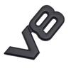 3D Car Stickers Car Black Body Side Stickers Chrome