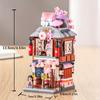 Japanese Street View Building Blocks, Mini DIY Bricks Building Model Toys, Home Decor,Christmas and Thanksgiving Gifts No Box