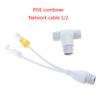 2-в-1 POE-сплиттер, трехсторонний разъем RJ45 для установки камеры безопасности, системы сетевого мониторинга