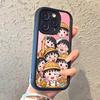 Chibi Maruko-chan Phone Case For IPhone 17 Pro Max 16 15 14 Pro Max IPhone 13 Pro Max 11 Plus Silicone Cover