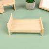 1Pcs Dollhouse Miniature Simulation Bed Model Diy Accessories Scene Furniture