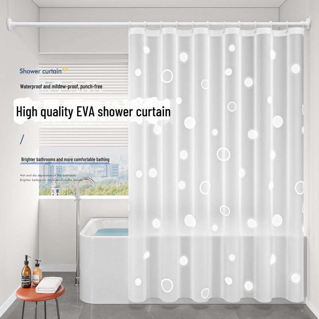 Mildew-Proof Waterproof Shower Room Curtain for Bathroom Partitions
