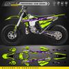 PowerZone Индивидуальный набор графики, фонов, наклеек для командной графики For KTM SX SXF MX 2016-2018 EXC XCW Enduro 2017-2019 125-500 куб. см