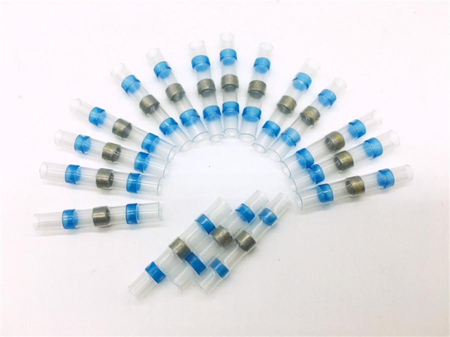 Новые 102 шт. термоусадочные обжимные клеммы встык, водонепроницаемая изоляция, электрические соединители встык