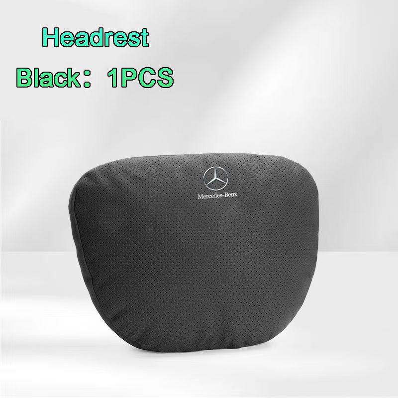 AABID1 Car headrest lumbar support set,car neck protection waist cushion,car accessories,for mercedes-benz CLA CES CLS SLK GLK CLK SLS