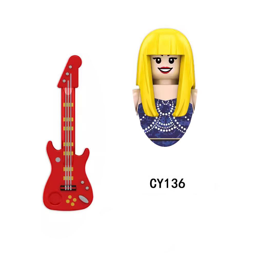 LG1015 Конструктор для девочек Знаменитые сборные кубики Принцесса Мини-куклы Фигурки Экшн Детские Милые Каваий Игрушки для Рождественских подарков