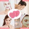 10 шт. очищающая губка для лица отшелушивающая маска для лица спа-массаж для снятия макияжа более плотный компресс Flower Heart натуральная целлюлоза