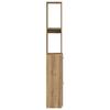 Bathroom Cabinet Artisan Oak 25 x 25 x 170 cm Engineered Wood