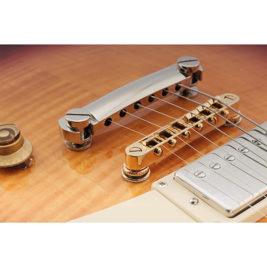 Musiclily Pro Bridge for Epiphone Les Paul Electric Gold 10.4mm Tune-O-Matic SG-Style Guitars,
