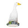 Outdoor Simulation White Duck Statue Landscape Sculpture Courtyard Garden Decoration
