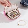 Multi-layer Jewelry Storage Bag Bracelet Necklace Velvet Jewelry Holder Jewelry Packing Bag  Travel