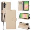 For Samsung Galaxy A56 5G Case RFID Blocking 3 Card Slots PU Leather Phone Cover with Wrist Strap