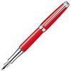 Caran d'Ache Leman Fountain Pen, EF Extra Fine, Scarlet Red, 4799-750, Officially Imported