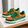Fashion Spring Fashion Designer Men's Shoes Causal Sneakers 2024 Trend Platform Skateboarding Shoes Men Orange Low Canvas Sneakers Men