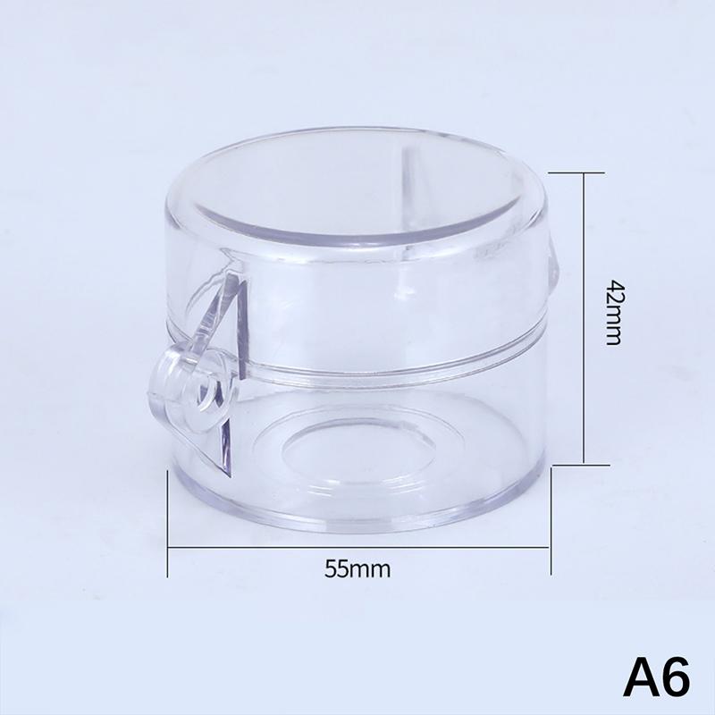 22mm Push Button Switch Guard Cover Transparent Protective Cap for Elevator Emergency Stop Accessory Dustproof Design