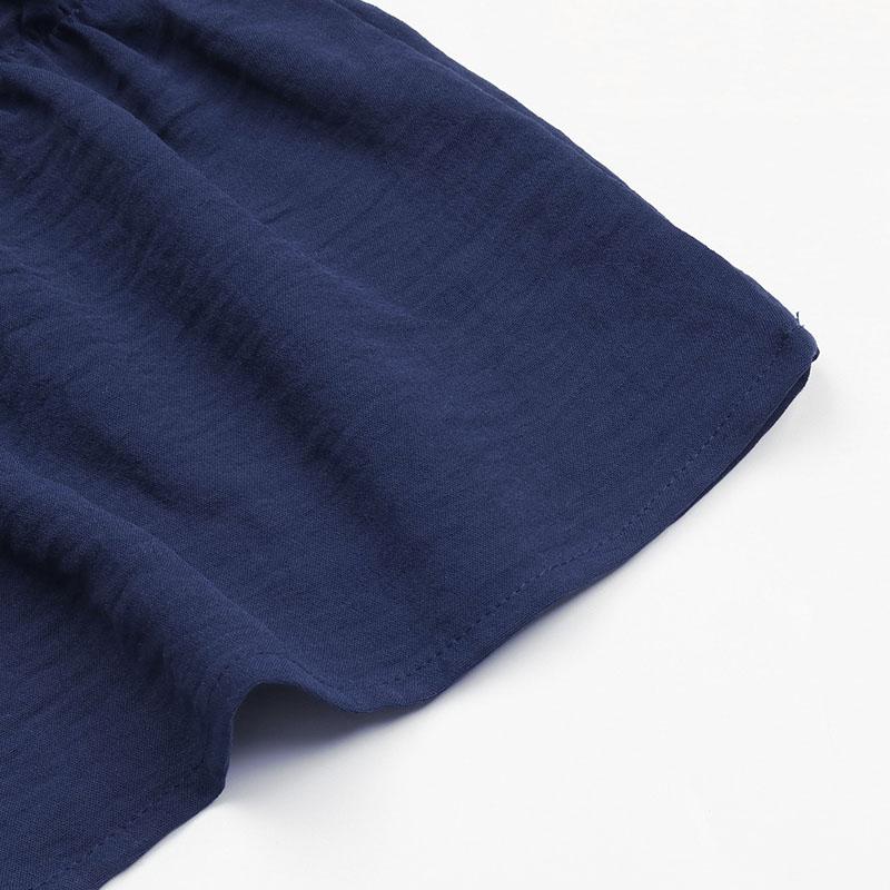 Женское однотонное праздничное пляжное короткое свободное платье с бретельками на шее