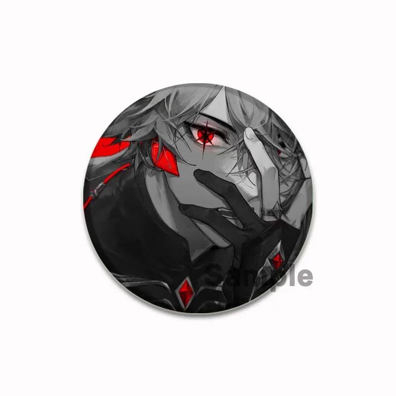 32/44/58 мм значок Genshin Impact, броши ручной работы на одежду, рюкзак, аксессуары для косплея, брошь Alhaitham, мультяшные значки на лацкан, подарки