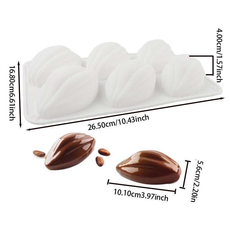 Silicone Fruit Series Mold Non Stick Surface Perfect For Baking Mousse Jelly Chocolate Diy Dessert Making