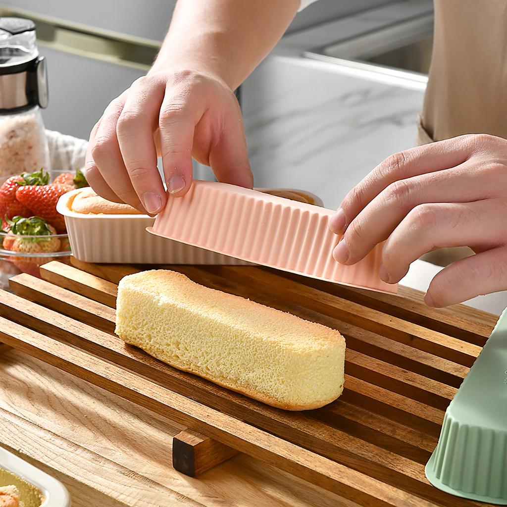 6 шт. Силиконовая бытовая прямоугольная форма Форма для сыра и тостов Форма для пасхального хлеба Сделай сам Кухонные принадлежности Форма для выпечки торта Инструменты для выпечки