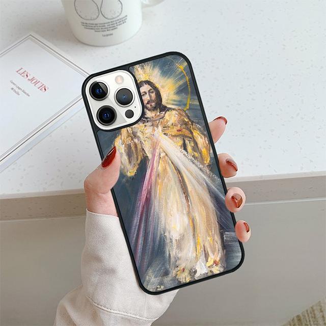 God Jesus Phone Case For iPhone 17 Air 14 15 16 13 12 Cover For Apple iPhone 17 Air 14 15 16 Pro Max 6S Plus Coque