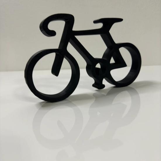 Minimalistic Bicycle Sculpture Abstract Wire Frame Road Mountain Bike Silhouette Statue Figurine Desktop Decoration Ornament Cyclist Present