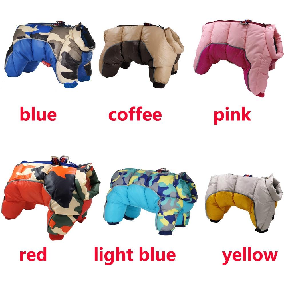 Winter Pet Dog Clothes Super Warm Jacket Thicker Cotton Coat Waterproof Small Dogs Pets Clothing for French Bulldog Puppy