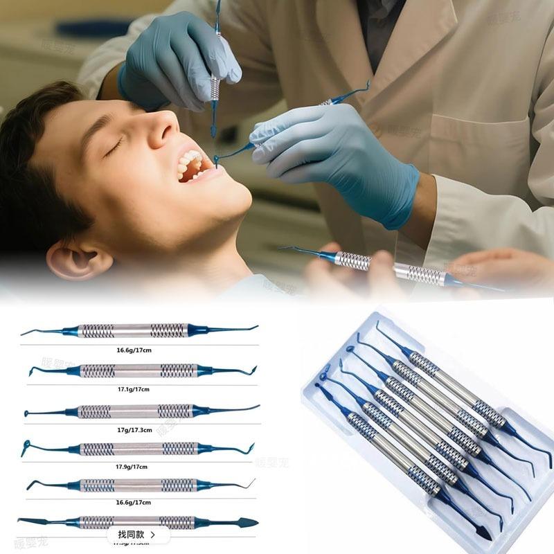 Xiaomi Restoration Instrument Tool Dental Aesthetic Restoration Oral Care Kit 6Pcs Professional Dental Composite Resin Filling Spatula
