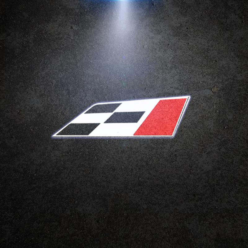 Race Flag Logo Wireless Courtesy Car Door Projector LED Welcome Lights For Seat Leon Ibiza Arona Ateca Toledo Mii Alteca Decor