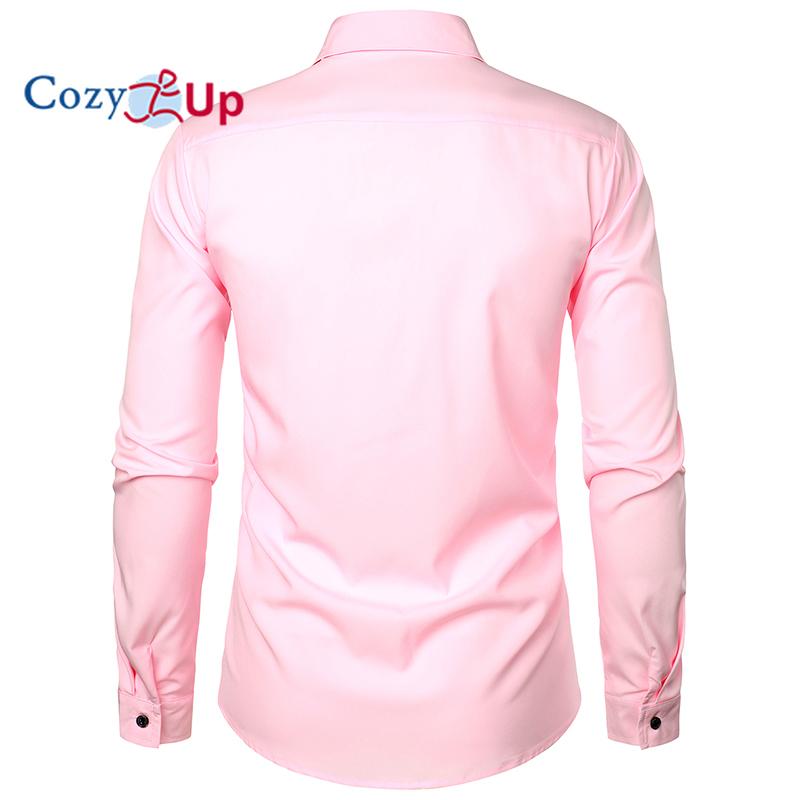 Cozy Up Pink Ruffle Ruche Frill Tuxedo Shirt Men Retro 70s Long Sleeve Button Down Pleats Shirt Mens Wedding Party Dinner Chemsie Homme