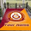 Custom Text Printed Rug Galatasaray FC Non Slip Floor Carpet For Home Room Decor