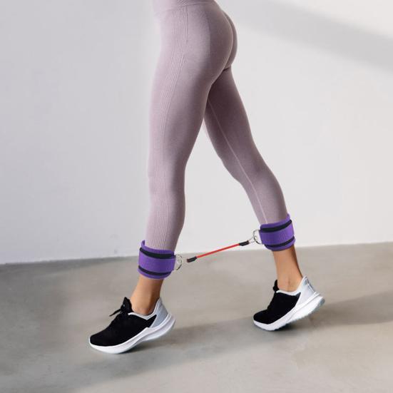 Ремешок на лодыжку для тросового тренажера Регулируемые резинки сопротивления для лодыжек с манжетой для тренировки ягодиц, махов ногами в тренажере, разгибания ног, упражнений для нижней части тела