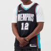 Nike X NBA Мемфис Гриззлис Джа Морант 2020-21 Спортивная майка Черная CN1030-010