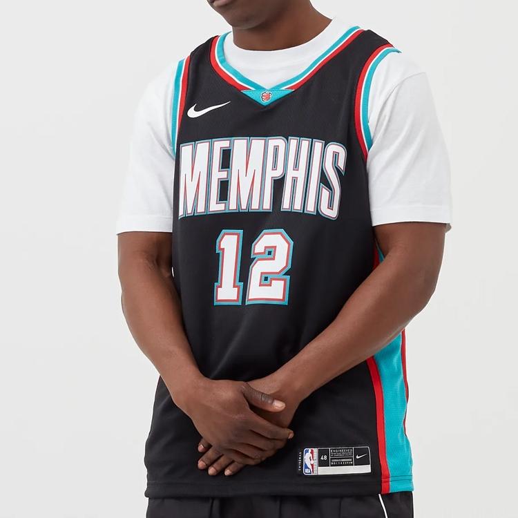 Nike X NBA Мемфис Гриззлис Джа Морант 2020-21 Спортивная майка Черная CN1030-010