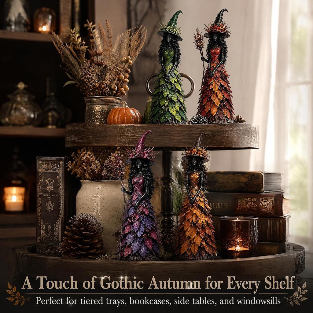 Magic Autumn Witch Statue Autumn Revelation Large 25cm