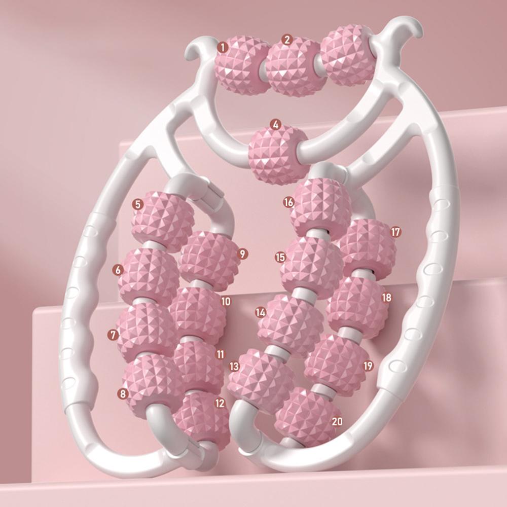 20-роликовый массажер для ног для похудения и расслабления, массажер для бедер и икр с воздушной компрессией и разминанием для облегчения мышечной боли, для домашнего использования