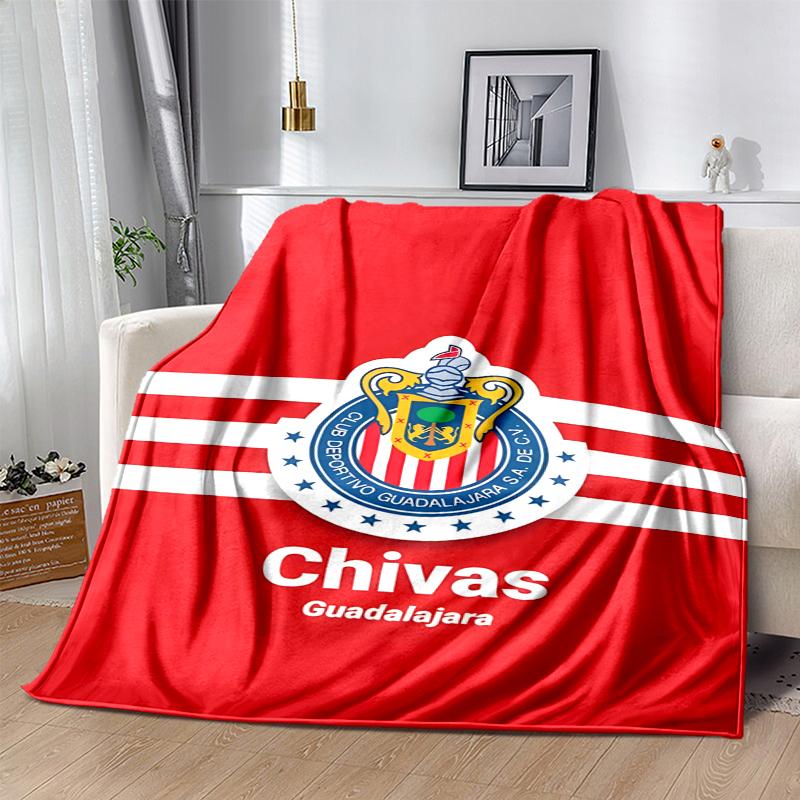 USA FC Flannel Blanket Soft All-Season Throw, Design for Camping, Car Travel, Hiking Sofa, Bed, Office Perfect Gift for Parties