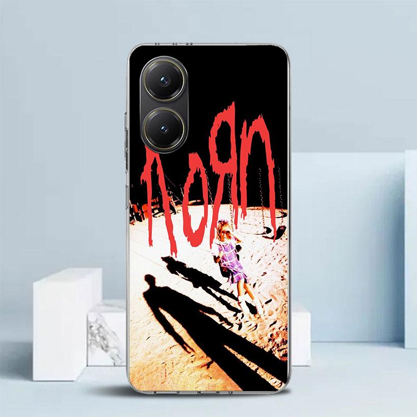 Мягкий чехол K-Korn Rock Band для телефонов Xiaomi Poco F7 Ultra X7 X6 X5 Pro M7, чехол-накладка Redmi 15 15C 13 13C 12 12C 10 10C с принтом Po