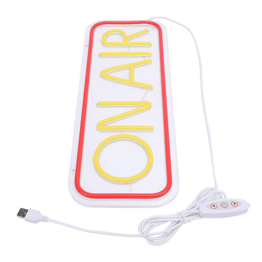 ON AIR Neon Sign USB Powered Neon Night Light for Live Streaming Recording Game Room Bar Studio