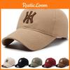 Trendy Sun Protection Baseball Cap With Embroidered Letters For All Seasons Use