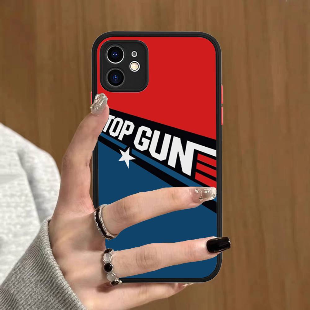 Кино-боевик T-Top G-Gun Матовый Прозрачный Чехол для Телефона Для Чехла IPhone 16 15 14 13 12 11 Pro Max X XS Max Plus