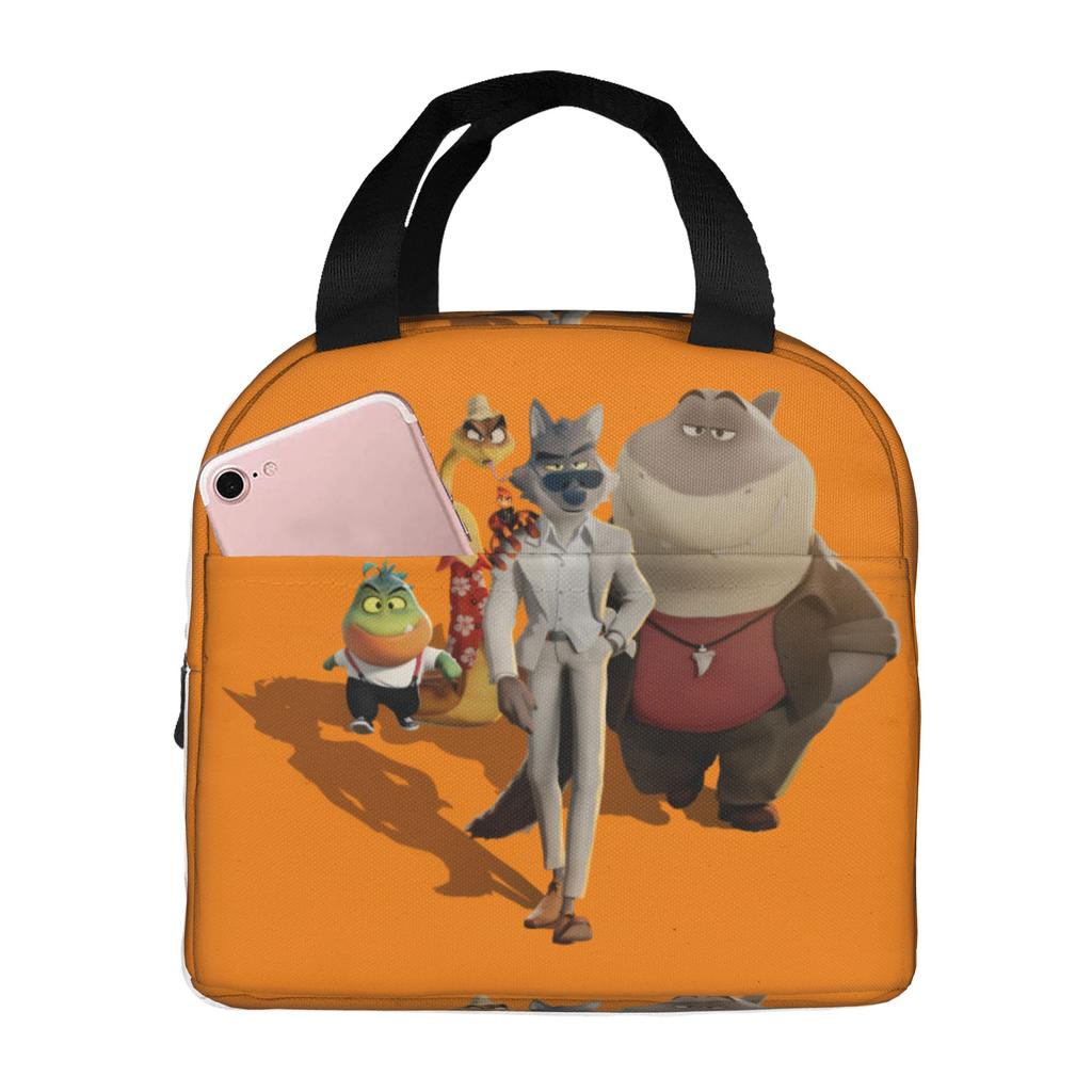 Custom Bad Guys Lunch Bag Men Women Warm Cooler Insulated Lunch Boxes for Adult Office