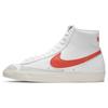Blazer Mid 77 Vintage White Mantra Orange Sneakers Skateboard Shoes BQ6806-110