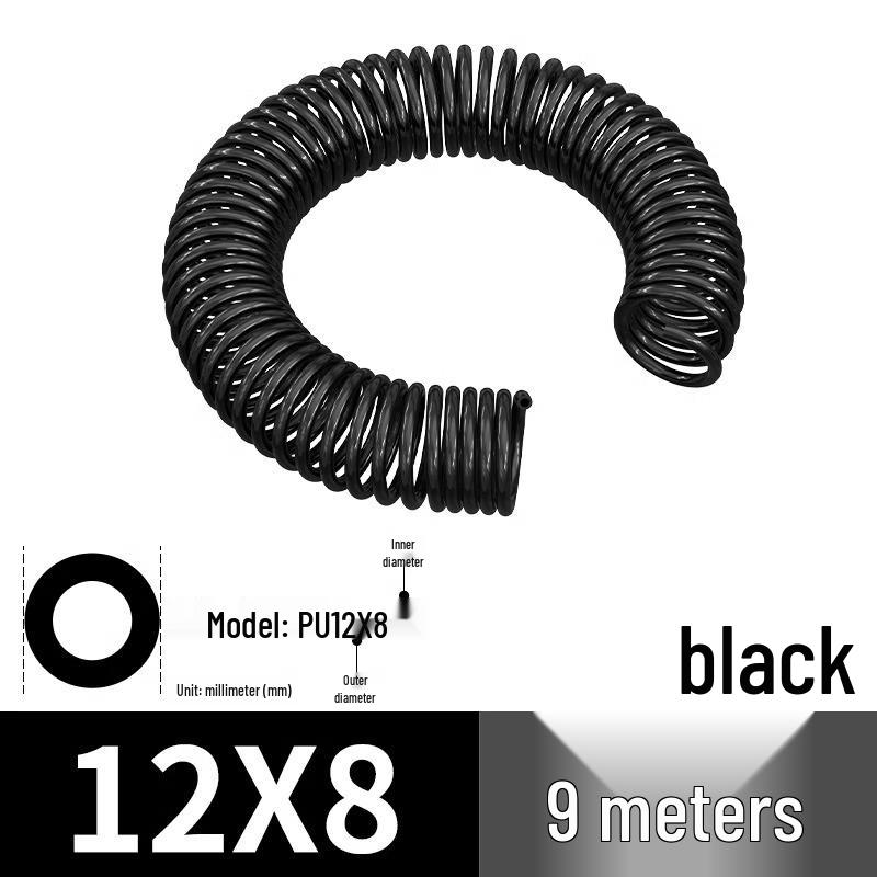 High-Pressure Retractable Air Hose with Quick Couplings