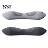 Electric Back Massager Pad Lumbar Support Pillow, 3-in-1 Rechargeable Memory Foam Bed Cushion with Vibration And Heat, Portable Travel Massage Pillow